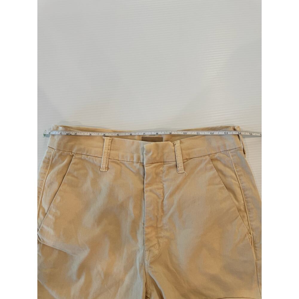 Mother The Shaker Prep Short Fray Killing Time Sesame Beige Cutoff Shorts 25 - Picture 11 of 16